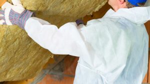 Person performing Insulation Install Service